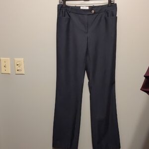 Calvin Klein Navy Straight Leg Pants